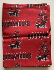 Tampa Bay Buccaneers NFL Football Fabric Remnant Scrap Cotton 19”x35”