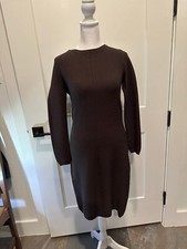 Marc New York Andrew Mark Women's Chocolate Brown Sweater Dress Size s