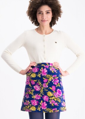 Blutsgeschwister Rock velvet eyes jupe persian poppy S