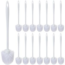 Tioncy 15 Pcs 14.2 Inch Toilet Brush Commercial Heavy Duty Toilet Bowl Cleani...