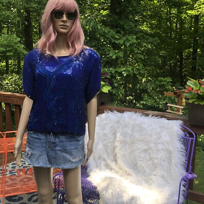 disco sequin top