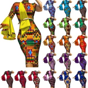 African Women Print Dress Plus Size Bazin Riche Ankara Dashiki Party Night Robes
