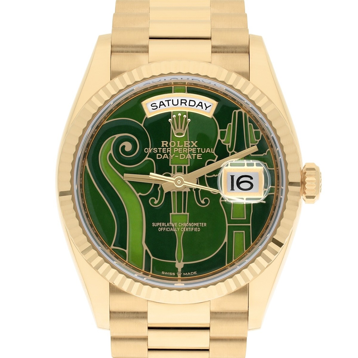 Rolex Day-Date 36 Gold President 128238 Vienna Philharmonic Dial