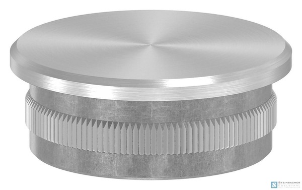 Edelstahl Stopfen FüR Rohr 42,4X2,5Mm, Flach, V2A | Steinbacher©-image