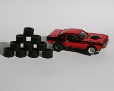 10 Super Wide Rear Slick Tires for AFX / Tomy Turbo Slot Cars