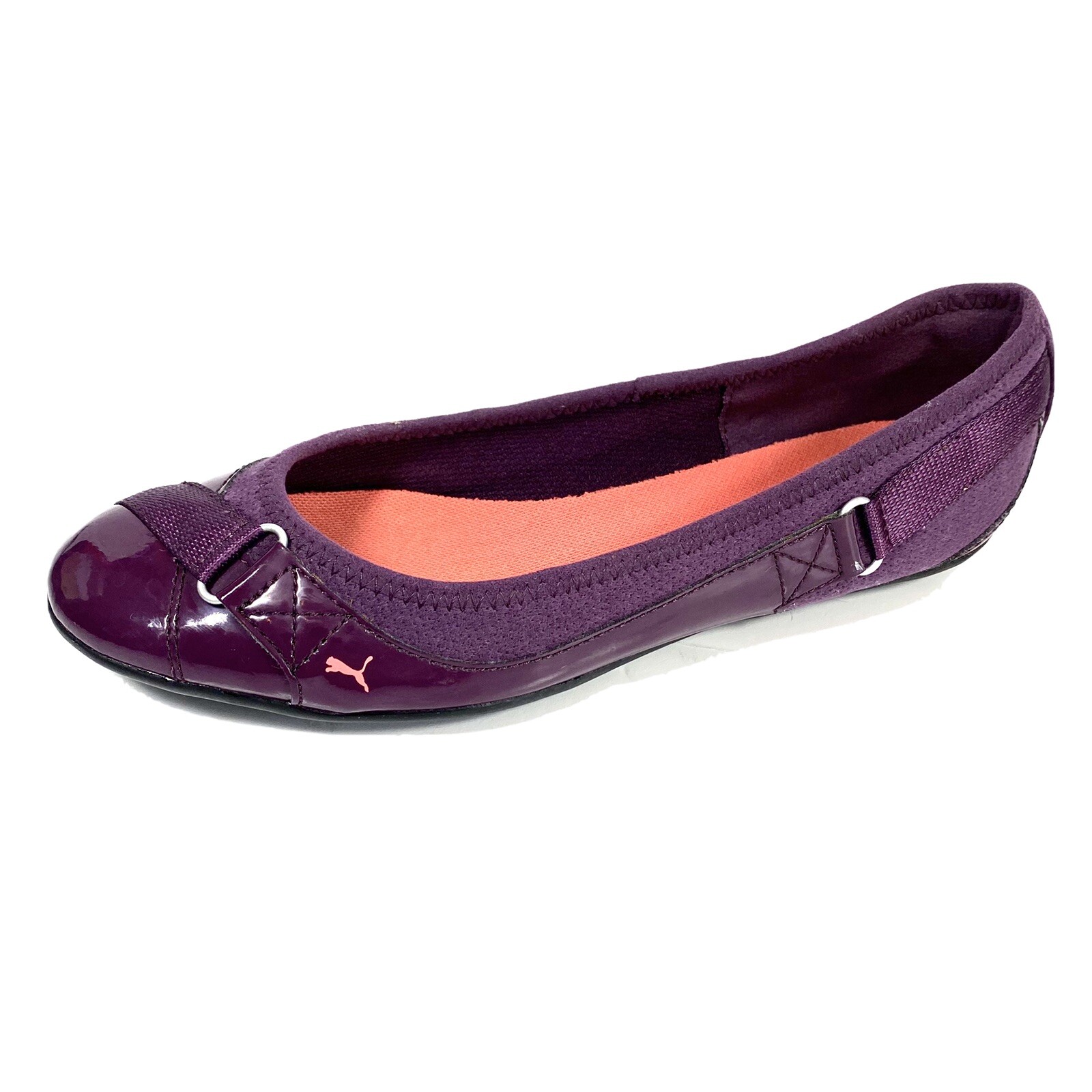 purple ballet flats