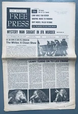 LA FREE PRESS 1967 JANIS JOPLIN Monterey TIMOTHY LEARY NICO Velvet Underground