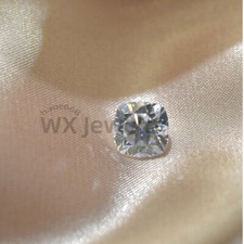White Cushion Cut D Color VVS1 Loose Moissanite 3x3-13x13mm With Certificate