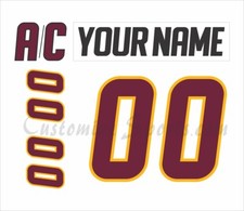 Cleveland Monsters Customized Number Kit For 2019-2023 White Uniform