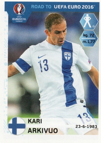PANINI Road To UEFA EURO 2016 - Selecciona tus pegatinas de 241 a 384 - Imagen 89 de 147