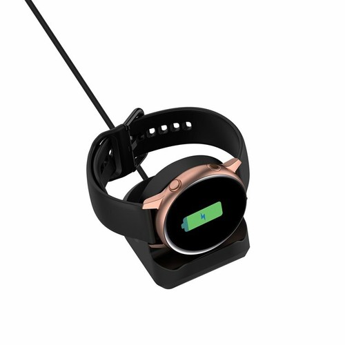 Silicone Charging Dock Stand Holder For Samsung Galaxy Watch Active 2 40mm/44mm - Photo 10 sur 13