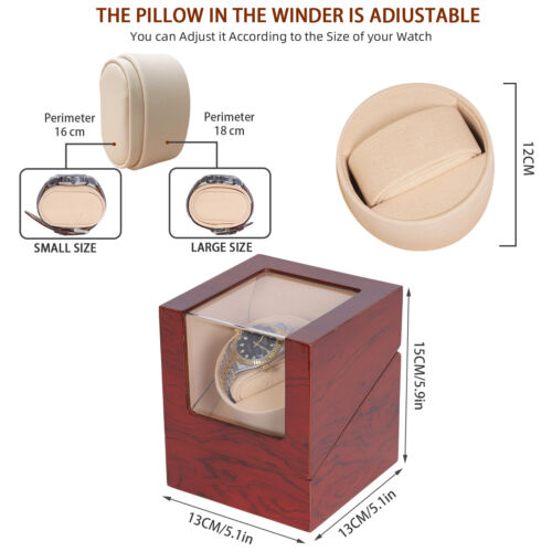 Neu Automatik Uhrenbeweger Beweger Uhrenbox Uhrenkasten Watch Winder Für 1 Uhr - Bild 2 von 8