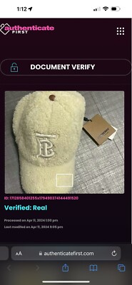 Authentic Burberry Baseball Cap, Motif Monogram s-l400.jpg main image 4