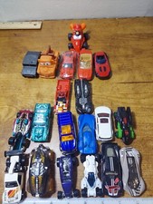 Lot of 21 Loose Miscellaneous Cars - Hot Wheels, Matchbox, Disney