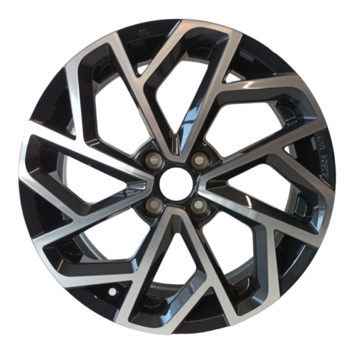 Genuine New Nissan Micra Metallic Black Diamond Cut 17 " Alloy Wheel KE4095F210 - Afbeelding 1 van 8