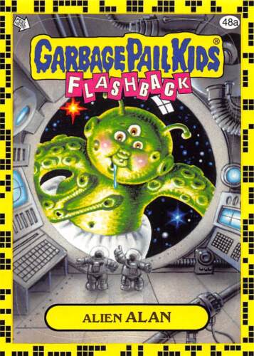 GARBAGE PAIL KIDS 2011 FLASHBACK SERIES 2 PICK-A-CARD YELLOW BASE STICKERS TOPPS - Picture 190 of 321