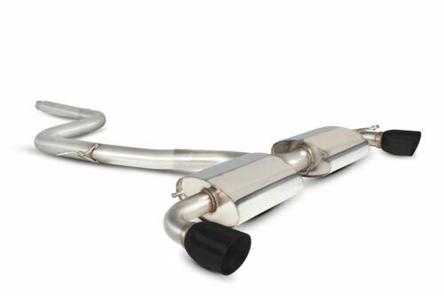 Scorpion Exhaust Non-Res Cat-Back (Black) Volkswagen Scirocco R 2009-2017