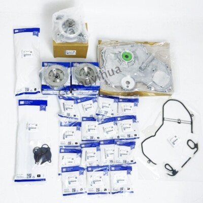 Oil Water Pump Timing Chain Kit VCT Selenoid Actuator For 2009-17 GM 2.4L Ecotec