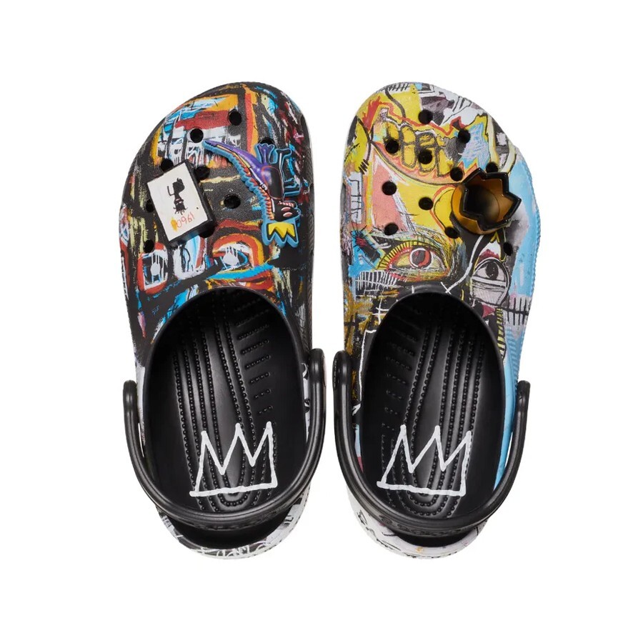 Crocs x Jean-Michel Basquiat ☆ Classic Clog Sandal★ Black JEAN MICHEL BASQUIAT X CROCS