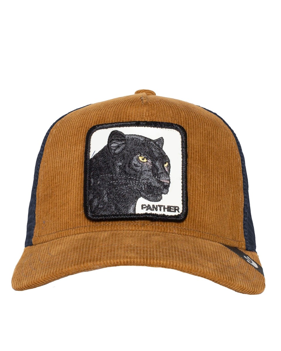 Hat Goorin Black Panther Trucker Cap Man Synthetic Brown