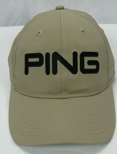 PING Structured Fitted Golf Hat Khaki 