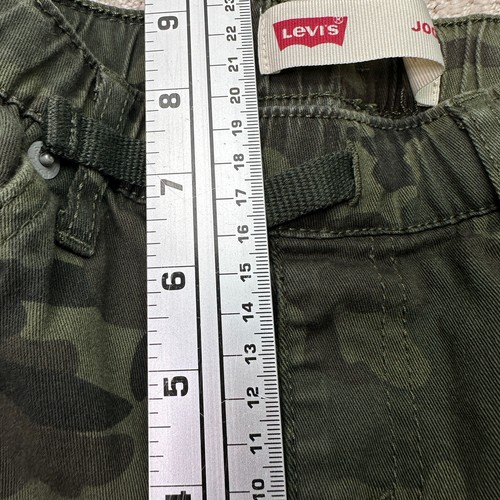 Levi's Boys 10 Reg Green Camo Youth Joggers Camouflage Elastic Cuff Pants 25x26 - Picture 3 of 13