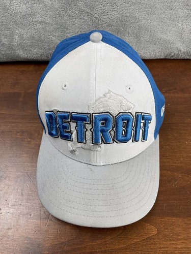 Detroit Lions New Era 9Fifty SnapBack Hat Cap Spell Out Embroidered Logo NFL - Picture 3 of 15