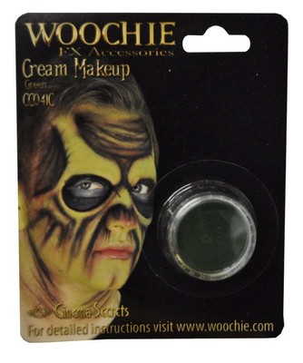 Carded Green Mask Cover Halloween Makeup
