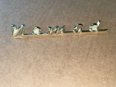 qty 1 - 1957 Chevrolet Chevy Nomad Emblem Gold Tailgate Script 3732860 ...