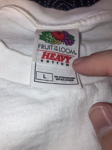 fruit of the loom hd cotton tag year