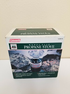 #ad #ad Vintage Coleman Propane Stove Model 5438 B700 New in Original Box $25.00