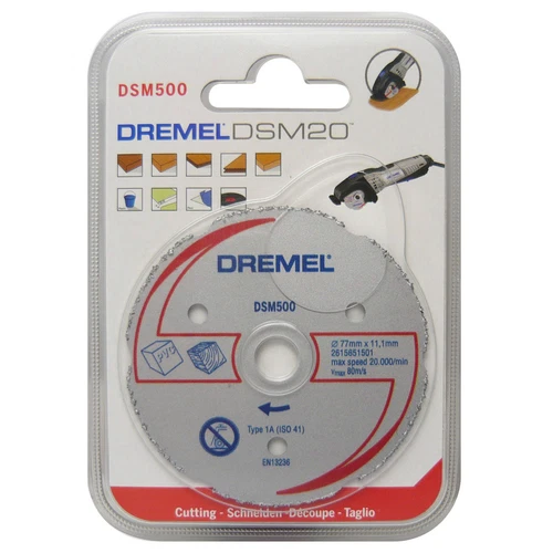 Saw-Max Multi-Purpose Carbide Cutting Wheel DSM500 for Wood, Plastics,PVC