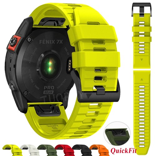 Für Garmin Fenix 8 47 mm 51 mm Quick Fit Silikon/Nylon Band Uhrenarmband Armband - Bild 6 von 166