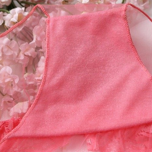 Women Knickers Underwear V-string Panties Lace Through Thongs Briefs Hot Sexy - Picture 4 of 23