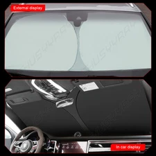 1pc Windshield Window Shield Reflective Sun Block Shade Visor Car 154X76.5cm