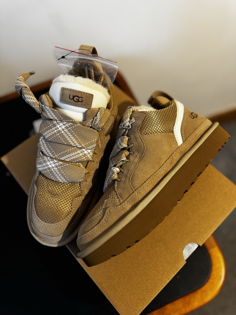 Ugg Lowmel Trainers Sand UK Genuine In Hand