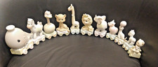 Vintage Enesco Precious Moments Birthday Series 1-10 w/Baby Caboose