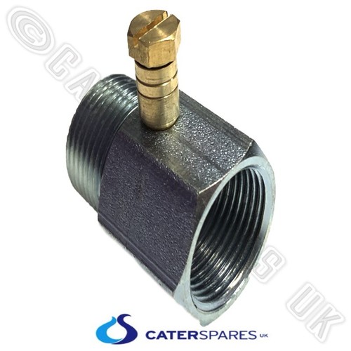 3/4" BSP INLINE TEST NIPPLE GAS PRESSURE TESTING POINT ADAPTOR 3/4 MALE / FEMALE - Picture 2 of 9