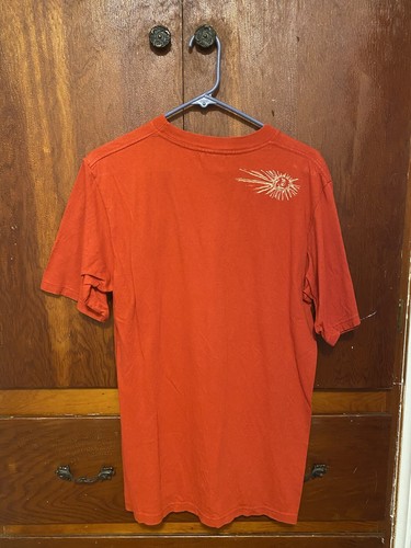 Vintage Volcom Skateboarding T Shirt Sun Face Red Sz M Y2K - Picture 7 of 8