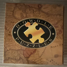 Dowdle Puzzles Map Design Maps Jigsaw Puzzle, Brown/Tan (Made in USA)