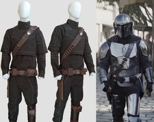 Star Wars The Mandalorian suit Leather Cosplay Costume Belt withLeg Hunting Belt