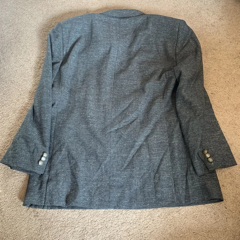 Versace V2 Collection Wool Silk Blazer Jacket Coat Size IT EU 52 US 42 $1295 - Image 3 of 4