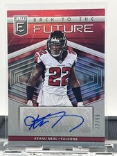 2019 Donruss Elite #BFS-KN Keanu Neal Back to the Future Signatures #/99