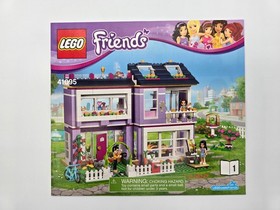 LEGO Friends 41095 Emma's House INSTRUCTIONS & STICKER SHEET ONLY