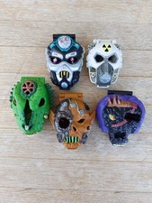 Mighty Max - Horror Head x 5 BUNDLE LOT - Not Complete - Kronosaur / Skull / etc