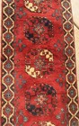 8' 10" X 2' 3" Wool Rug Hand-woven AFGAN Bokhara RED Oriental Carpet RUNNER — photo 7