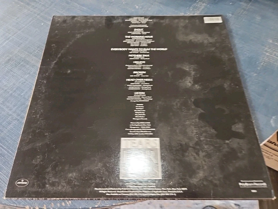 Tears For Fears Songs From The Big Chair LP Vinyl Mercury 422-824 300-1 1985 EX - Image 2 of 3