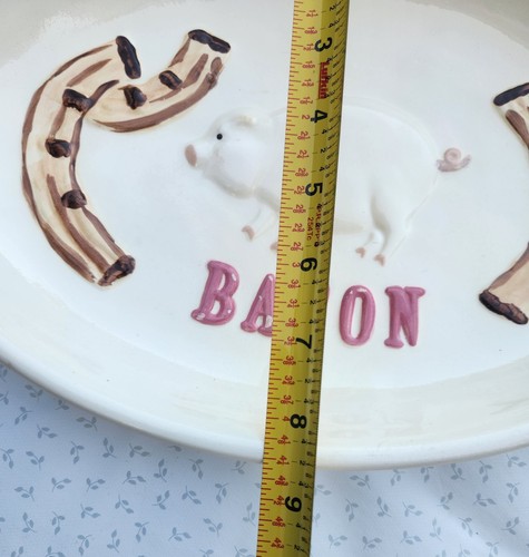 Vintage Pig Bacon Platter Tray Plate - Picture 8 of 10