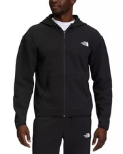 NWT The North Face TNF Full Zip Tech Fleece Light Weight Men's Hoodie Black XL