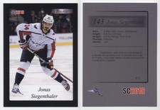 2018 SC2018 Jonas Siegenthaler black 1/1 Rookie switzerland